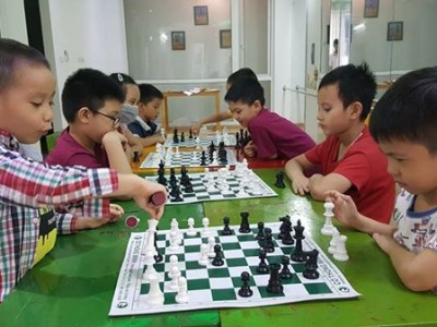 Hình ảnh lớp học cờ vua cơ sở Hào Nam